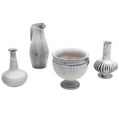 Herman A. Kahler Keramik Earthenware Vases by Svend Hammershoj, Denmark, 1930s 12