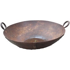 Vintage Bowl as Fire Pit