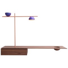 AM Sideboard Lighting in Purple Niobium by Claudia Moreira Salles