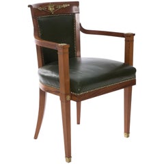 French Empire Open Armchair
