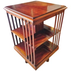 Mahogany Revolving Bookcase, English, circa 1910 4