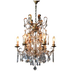 Crystal Chandelier with Murano Elements