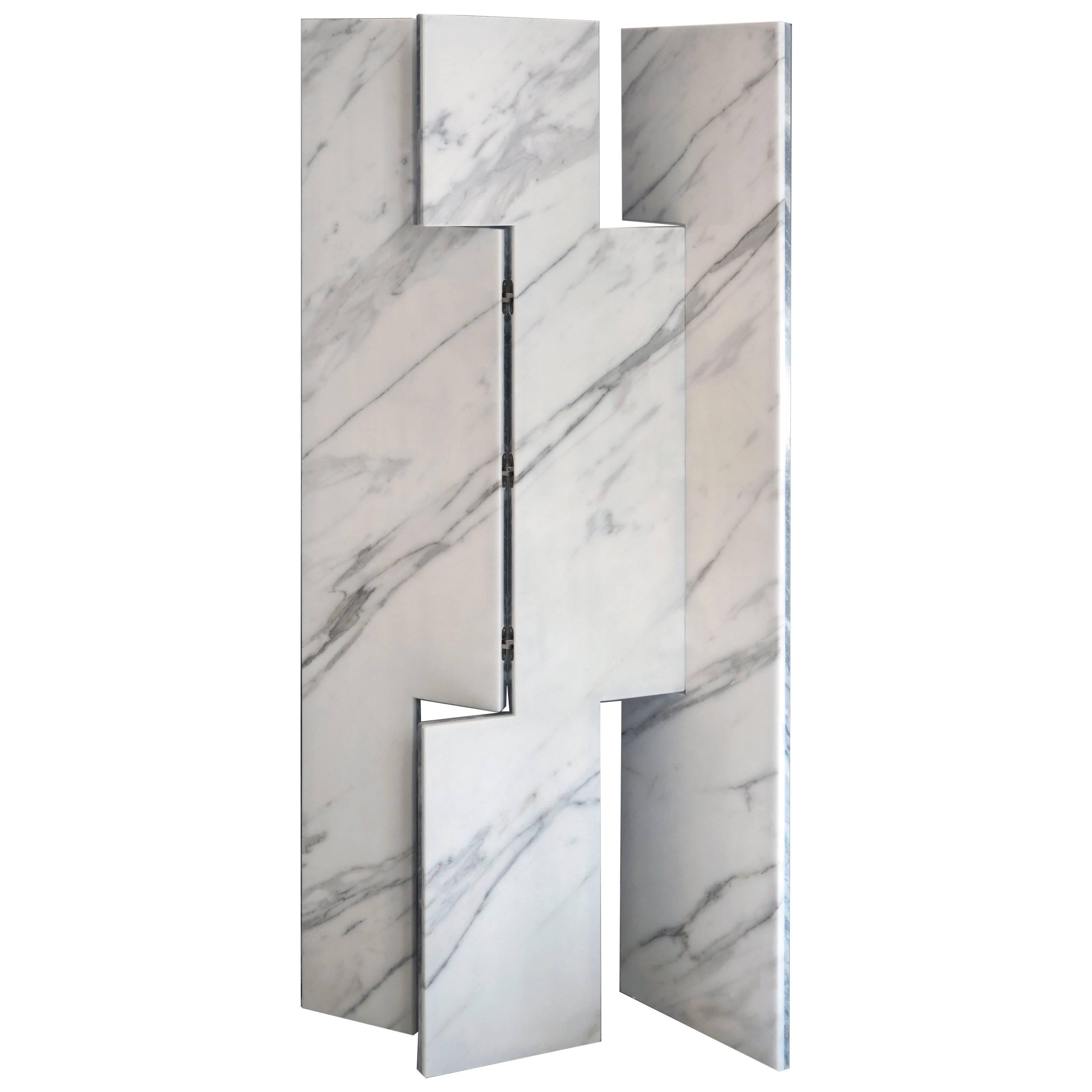 Marble Wall Screen by Paolo Ulian & Moreno Ratti for Carrara Design Factory For Sale