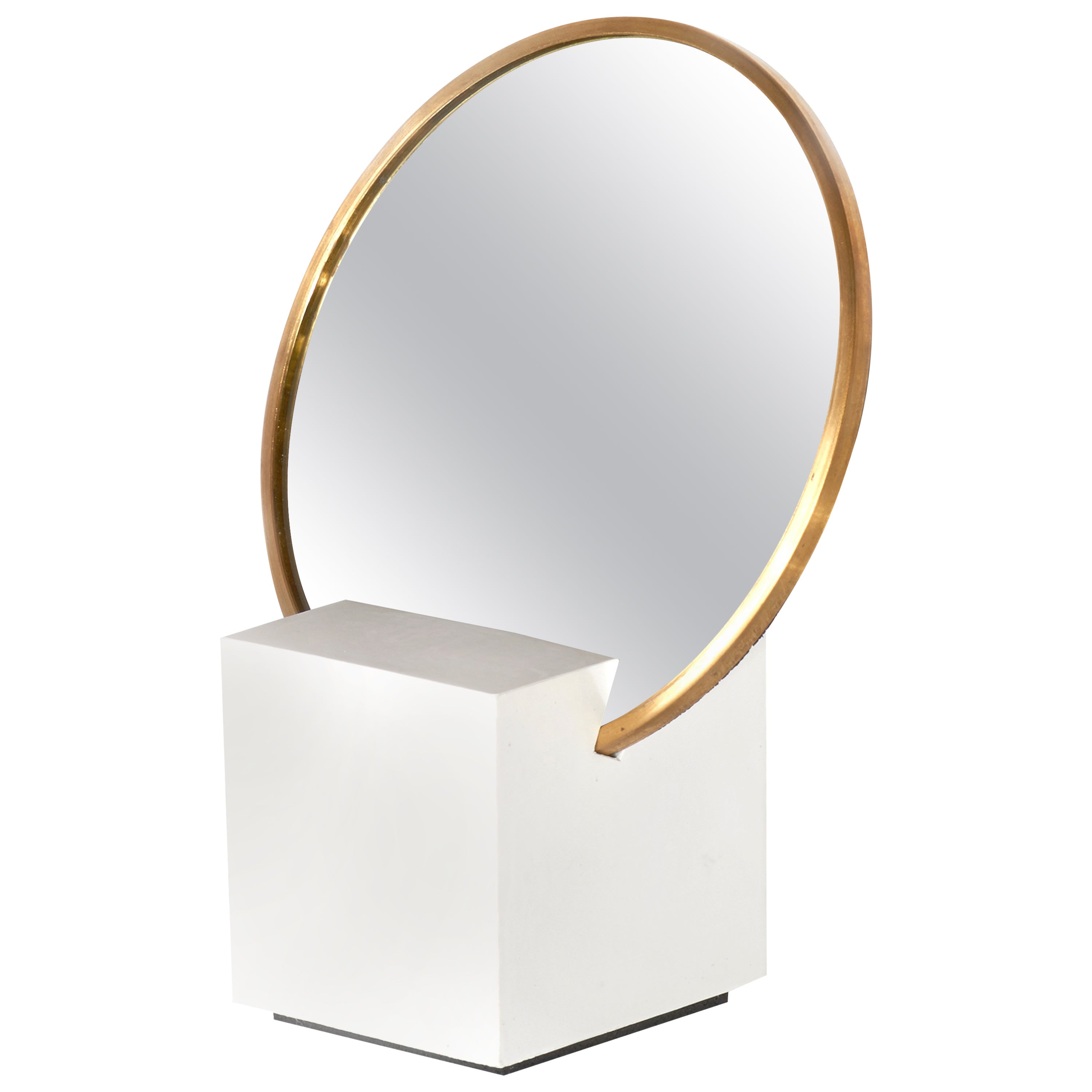 Slash Vanity Mirror White And Black By Slash Objects, Made Slash Vanity Mirror White And Black By Slash Objects, Made