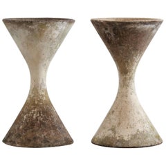 Willy Guhl Hourglass Planters