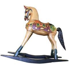 Italian Toy Wood Horse Complimentary Shipping