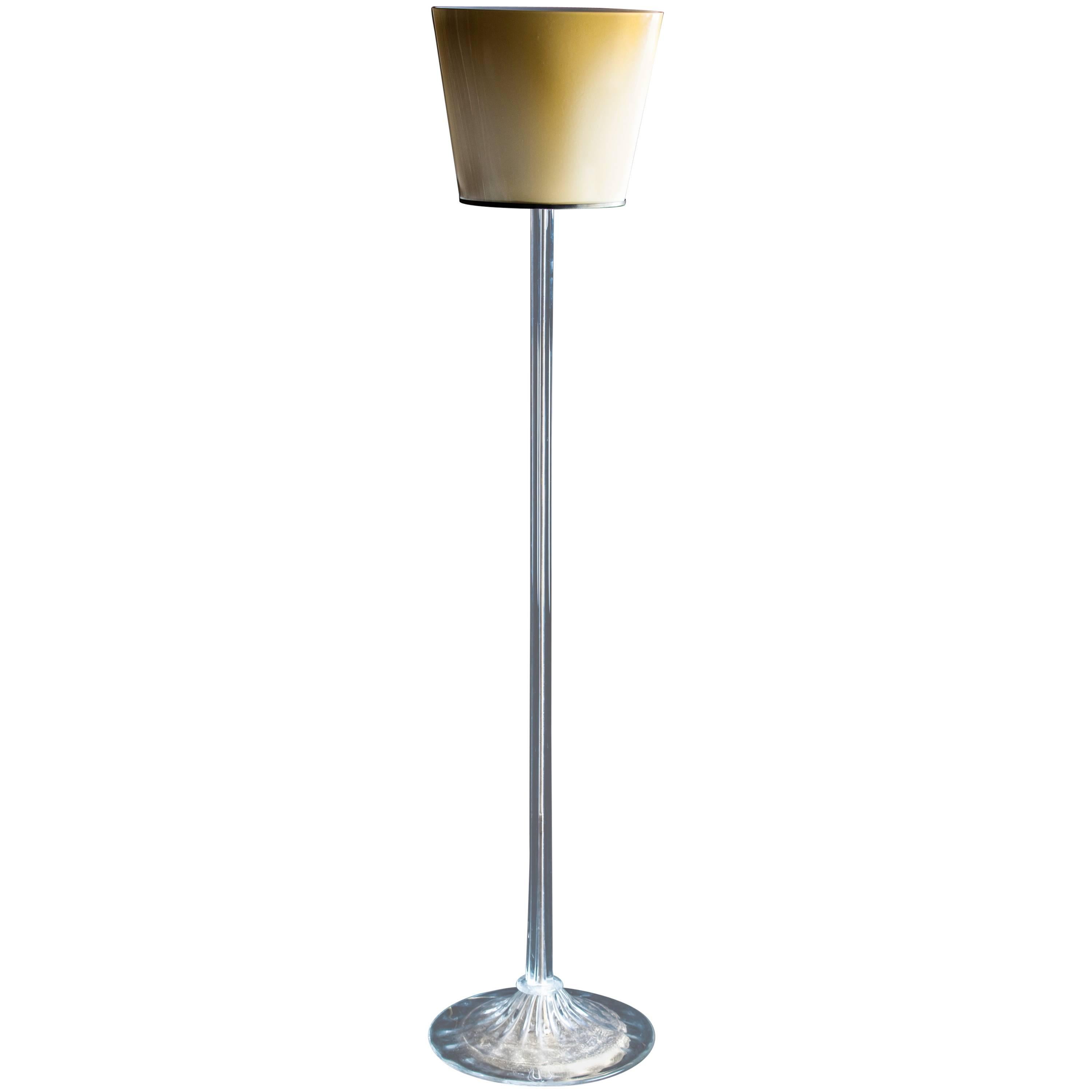 Murano Glass Vintage Floor Lamp For Sale