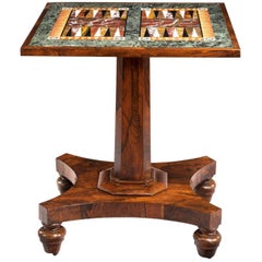 Regency Period Marble Inlaid Marble Table