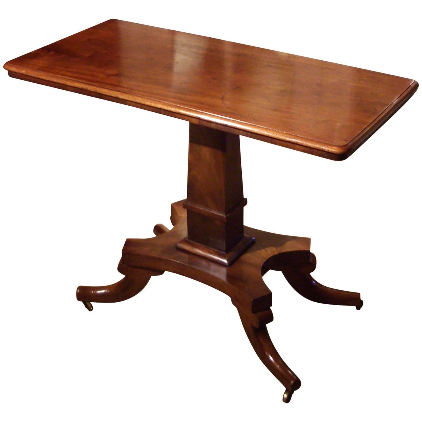 19th Century Adjustable Mahogany Regency Table
