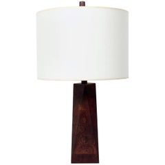 Stacked Walnut Lamp by Gordon and Jane Martz