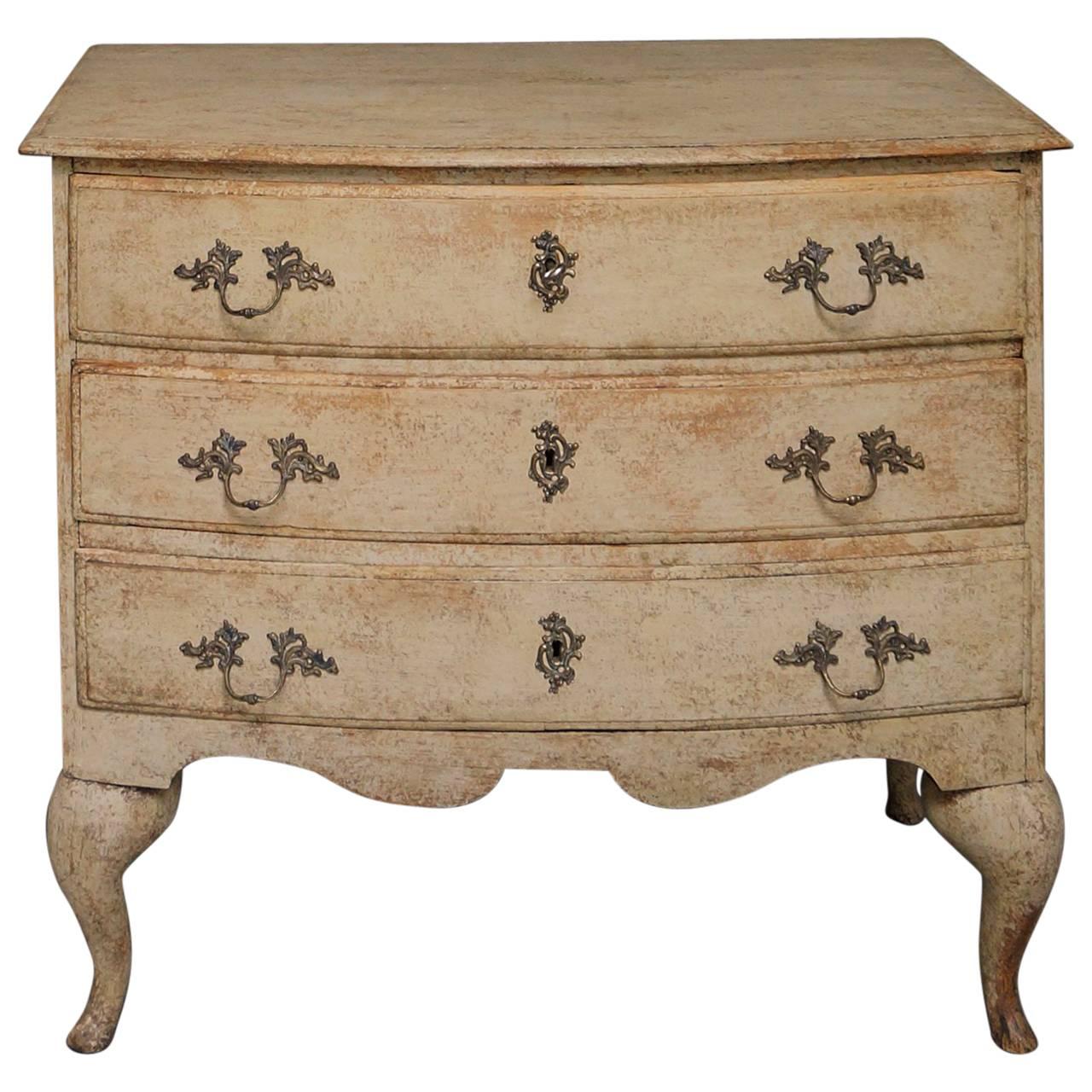 Period Swedish Rococo Chest of Drawers