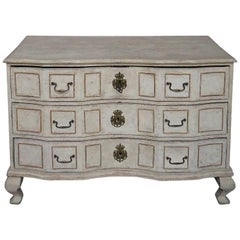 Early Swedish Rococo Chest of Drawers