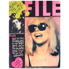 Retro Rare Debbie Harry, File Megazine 