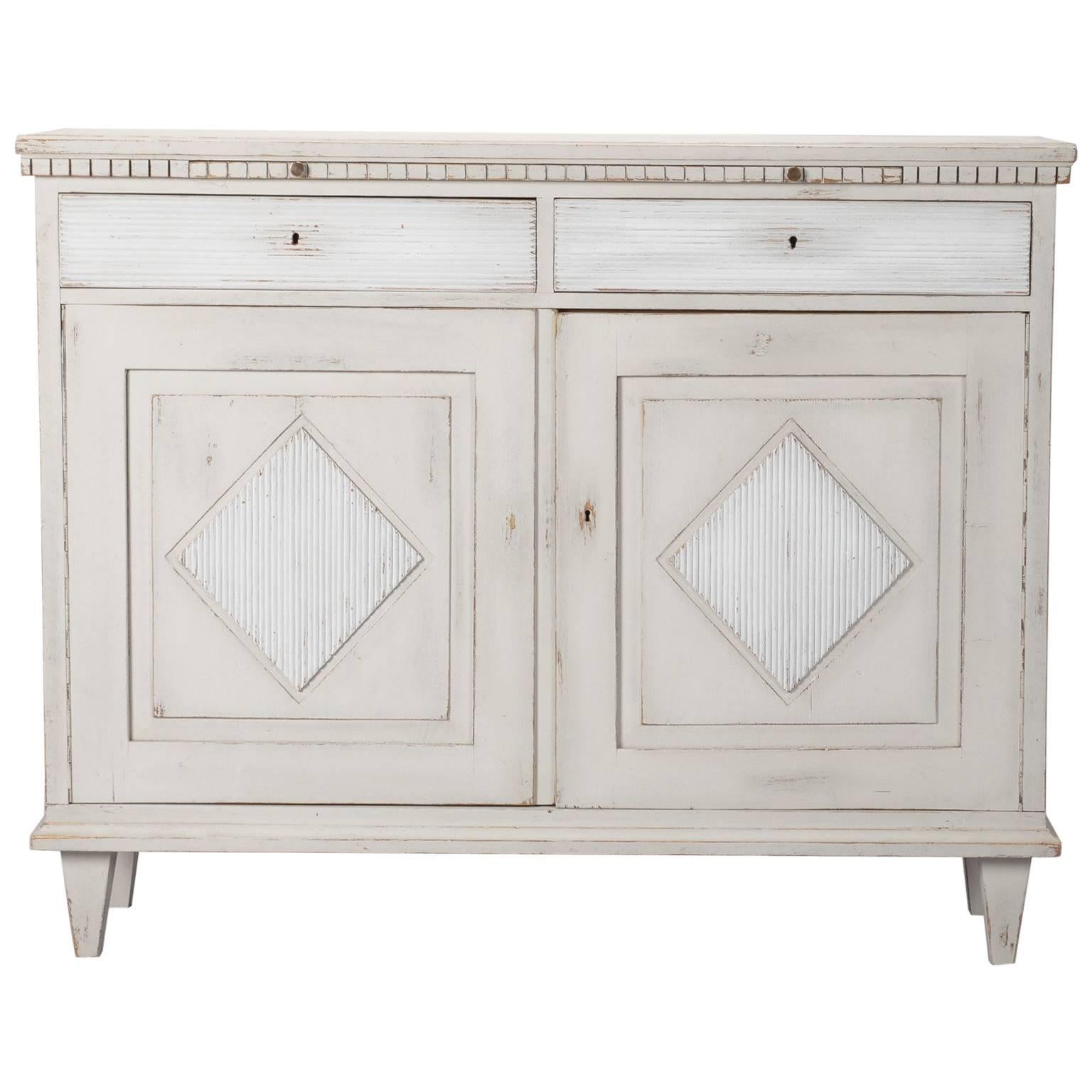 Painted Swedish Buffet Cabinet