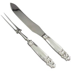 Georg Jensen Acorn Carving Set