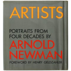 Vintage "Artists: Portraits from Four Decades" First Edition Book by Arnold Newman