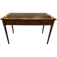 French Fruitwood Writing Table Desk by Bloomingdale's