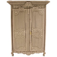 Antique French Louis XV Armoire