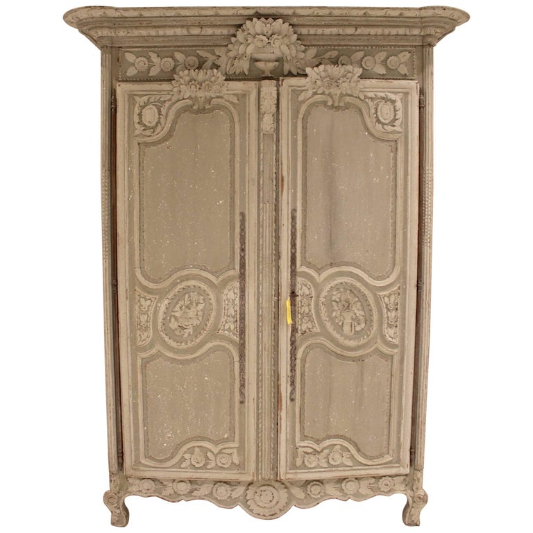 Antique French Louis XV Armoire For Sale at 1stDibs