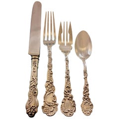 Marie Antoinette by Gorham Sterling Silver Flatware Set 12 Service 114 Pc Dinner