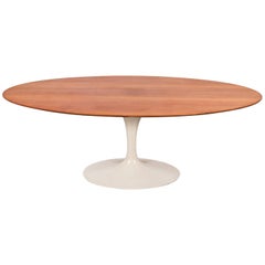 Eero Saarinen Oval Walnut Dining Table for Knoll