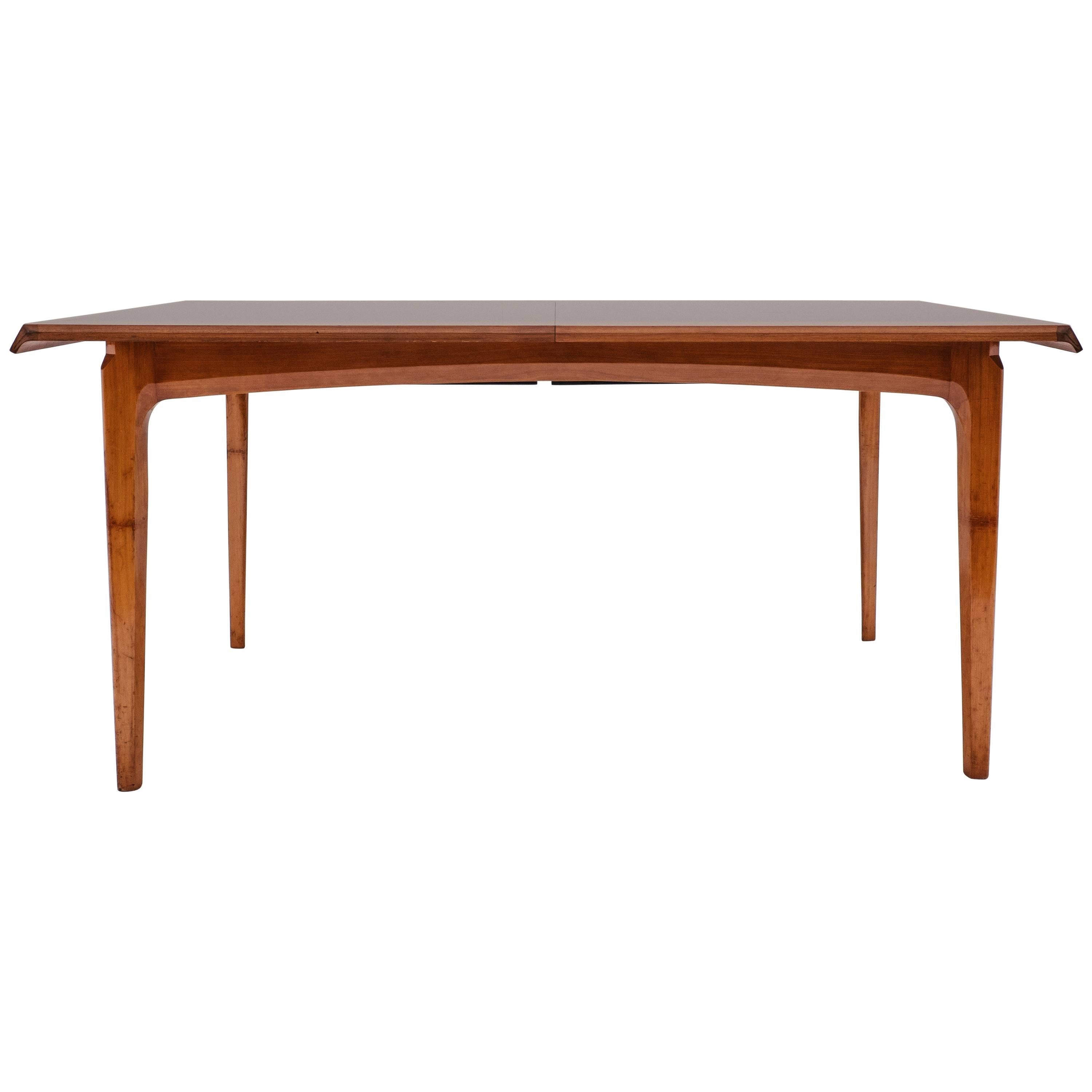 Rare and Exclusive 1962 "Dt 8" Madison Dining Table by Fred Sandra for De Coene For Sale