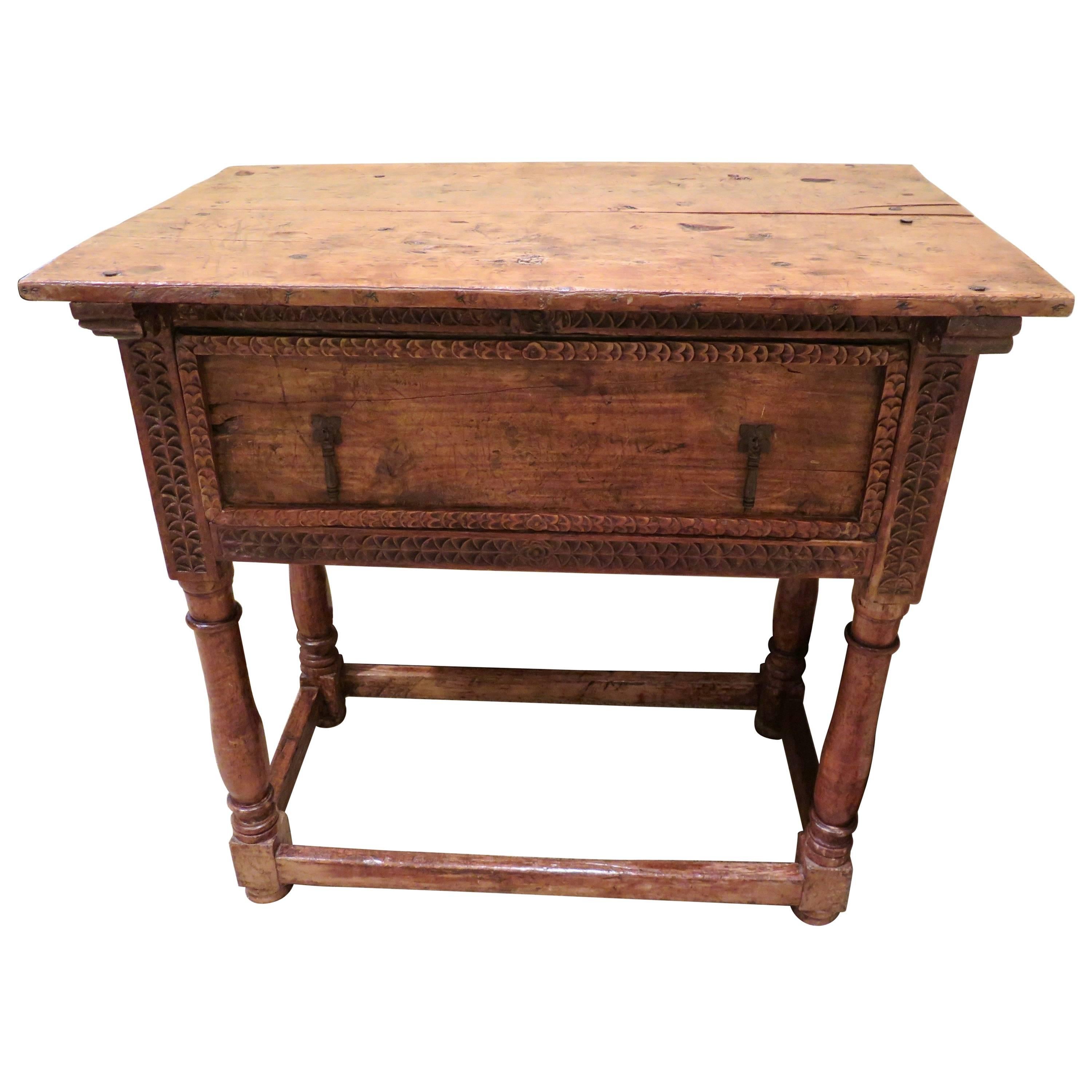 18th Century Spanish Colonial Table Haskell Antiques For Sale