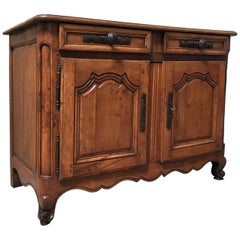 Rustic 19th Century Buffet with Forged Iron Hardware 3