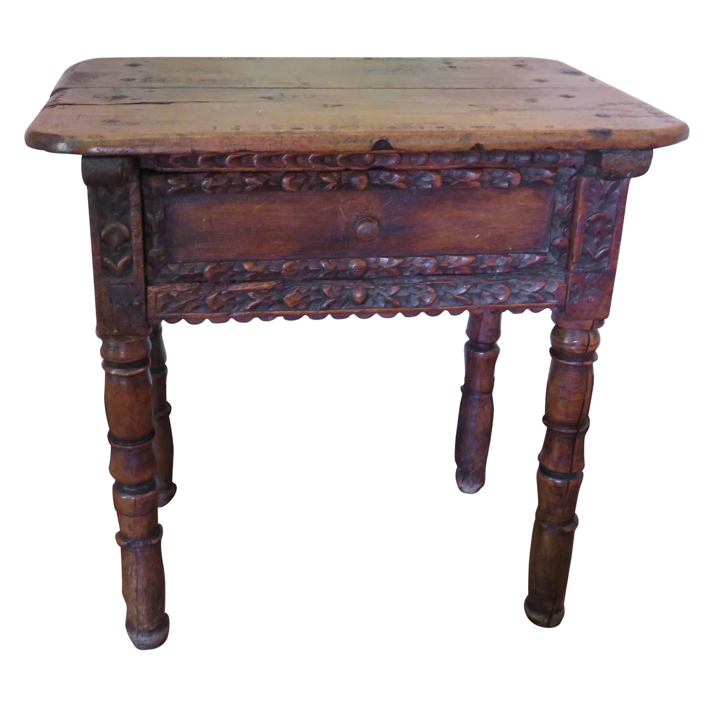 18th Century Spanish Colonial Side Table Michael Haskell