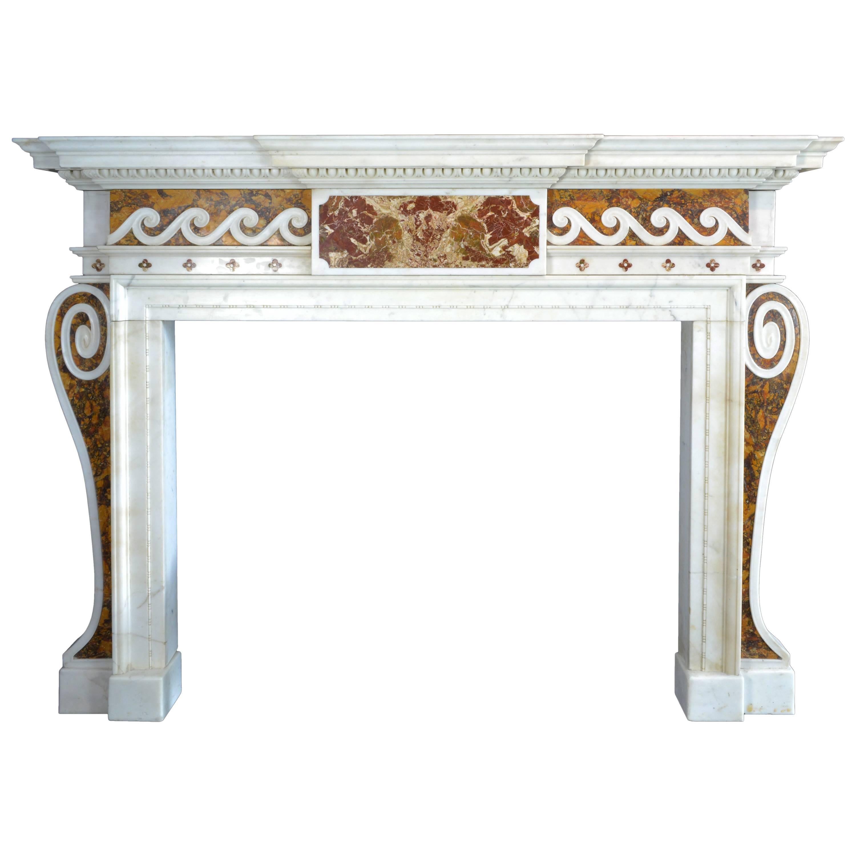 Mid-18th Century English Mantelpiece in the Style of Sir Henry Cheere For Sale