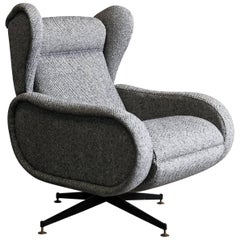 Used Italian Wingback Recliner Chair