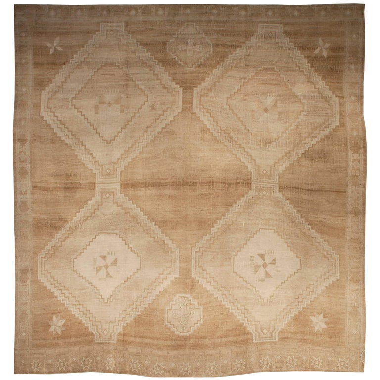 Antique Turkish Oushak Rug at 1stdibs