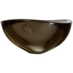 Vintage Asymmetrical Murano Glass Bowl
