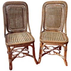 Antique Perret & Vibert, Pair of Chairs, circa 1890