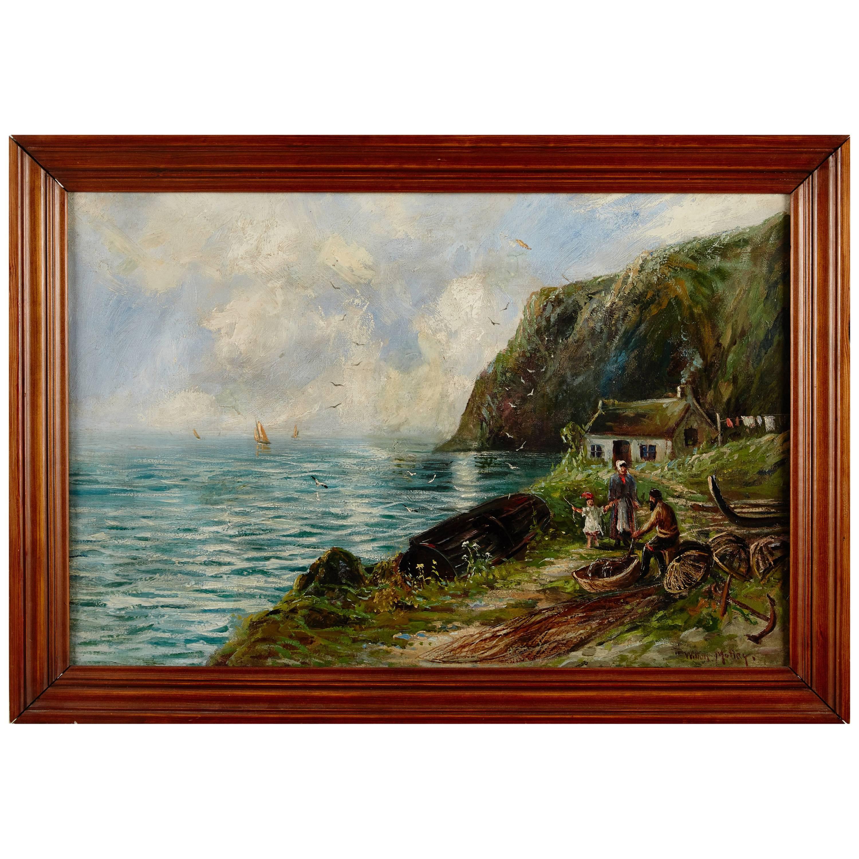Pintura al óleo de Wilton Motley en venta