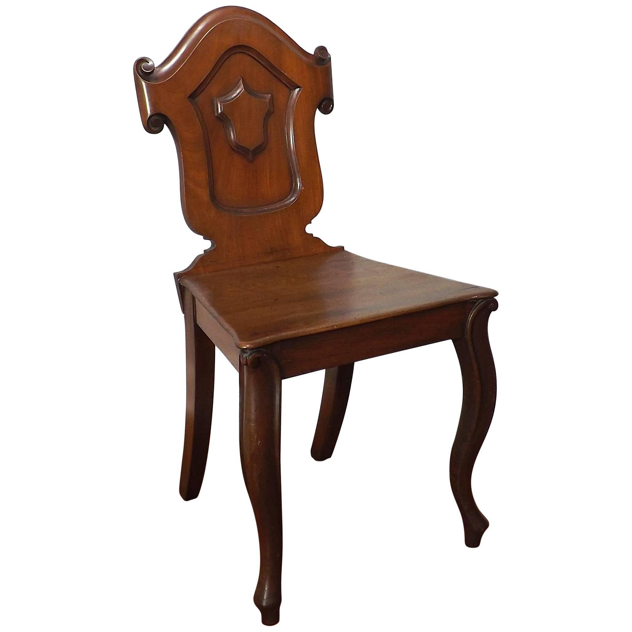 Biedermeier Mahogany Children's Chair, circa 1840 For Sale