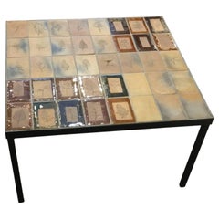 Beautiful Roger Capron Cocktail Table, circa 1960