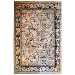 Incredible Early 20th Century Belgium Aesthetic Movement Rug