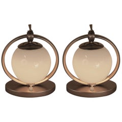 Pair of Mid-Century Modern Table Lamps by W F M