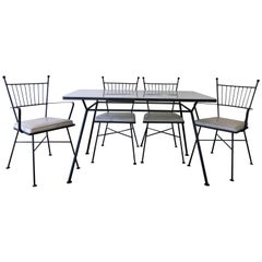 Vintage Five-Piece Patio Set in the Style of Paul McCobb 1