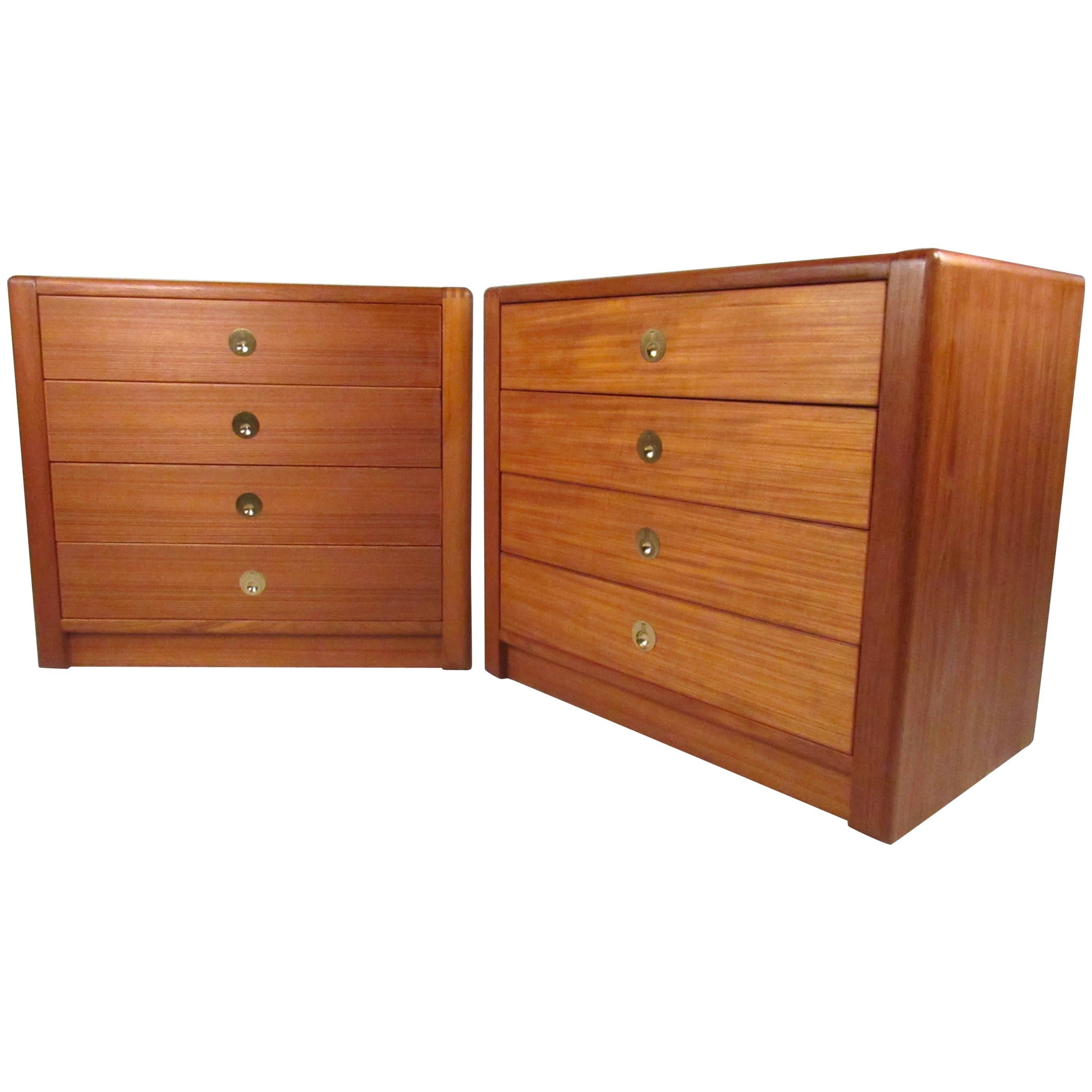 Pair of "Captain Line" Mid-Century Dressers by D-Scan For Sale