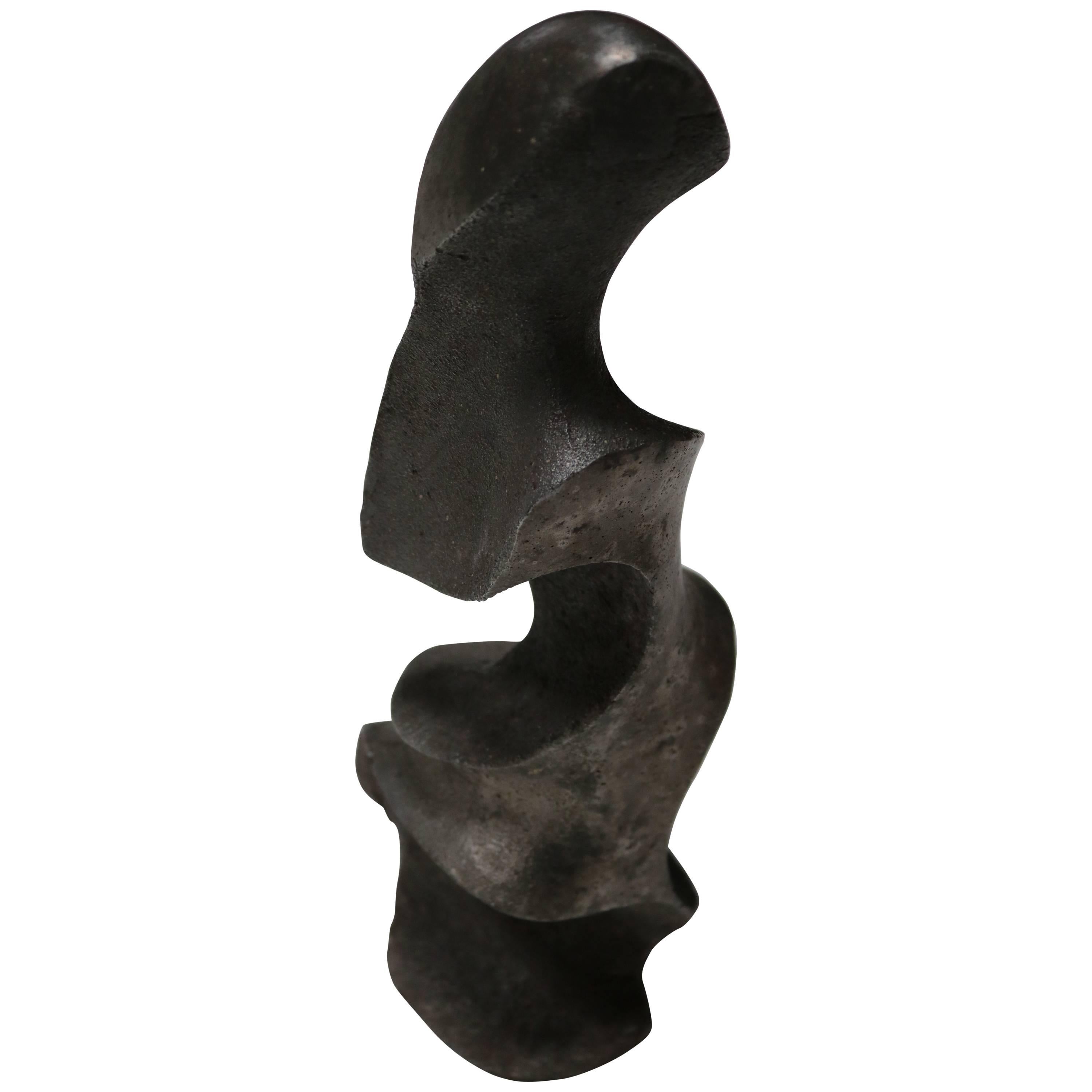 Strong and Expressive Abstract Lead Sculpture