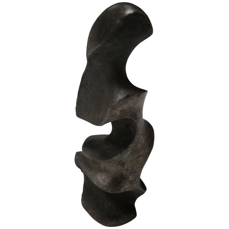 Strong Lead Body Strong and Expressive Abstract Lead Sculpture at 1stDibs