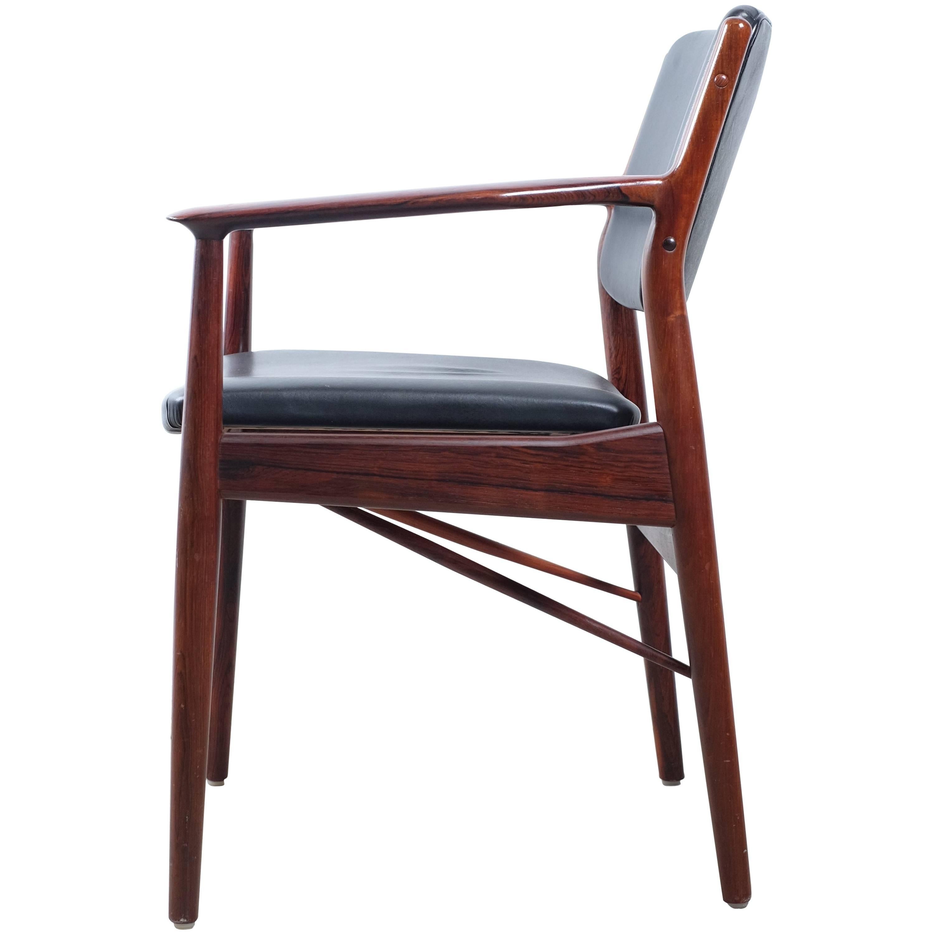 Stunning Armchair in Rosewood by Arne Vodder