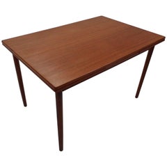 Danish Teak Extending Dining Table, Midcentury, 1960s
