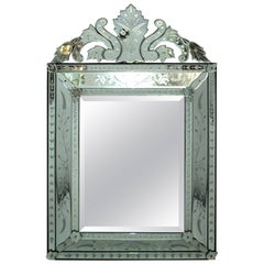 Venetian Mirror with Crest