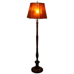 Early 20th Century Japanese Champlevé Bronze Floor Lamp