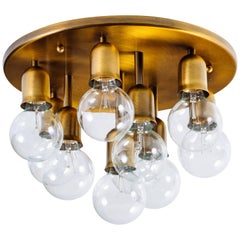 German Mid-Century Sputnik Flush Mount Light by Cosack 11