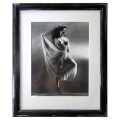 Original Greg Gorman Gallery B&W Photograph of Lovely Joan Severance 5