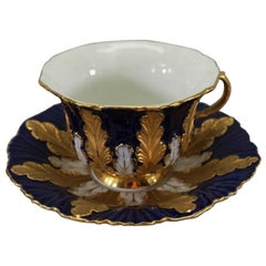 19th Century Meissen Porcelain Cup and Saucer 2